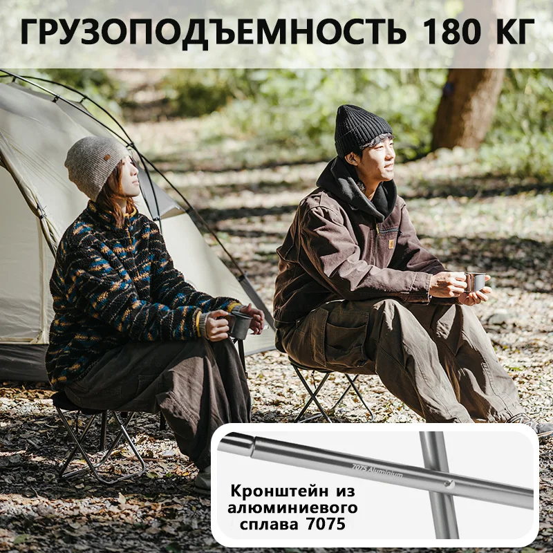 Naturehike Folding Stools Chair Portable Lightweight Fishing Mini Chair Foldable Stool Hiking Outdoor Chairs Aluminium Alloy