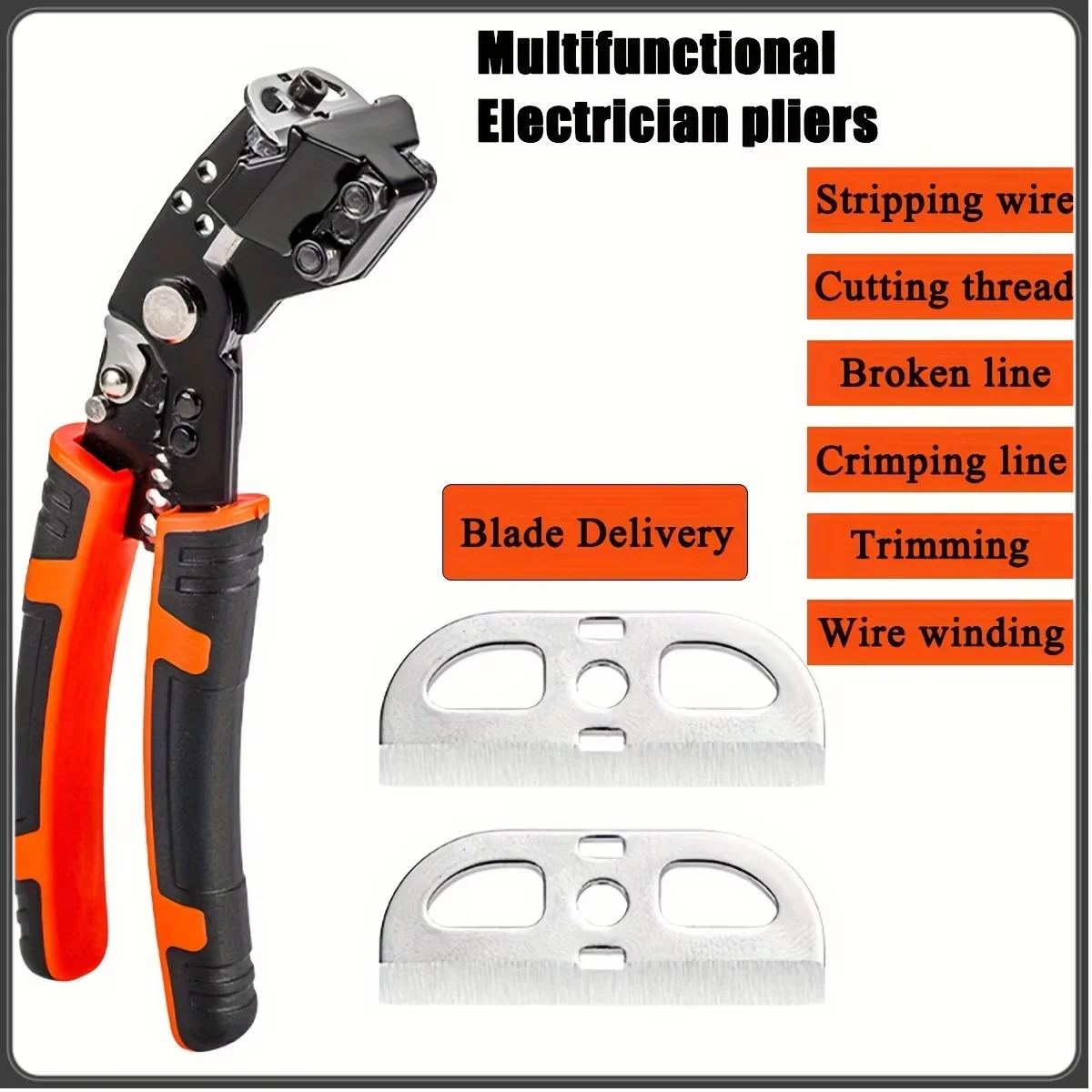 

Wire Stripper Crimping Tool For Insulated Electrical Wire Connectors Racheting Wire Crimping Tools-available Winding Crimping