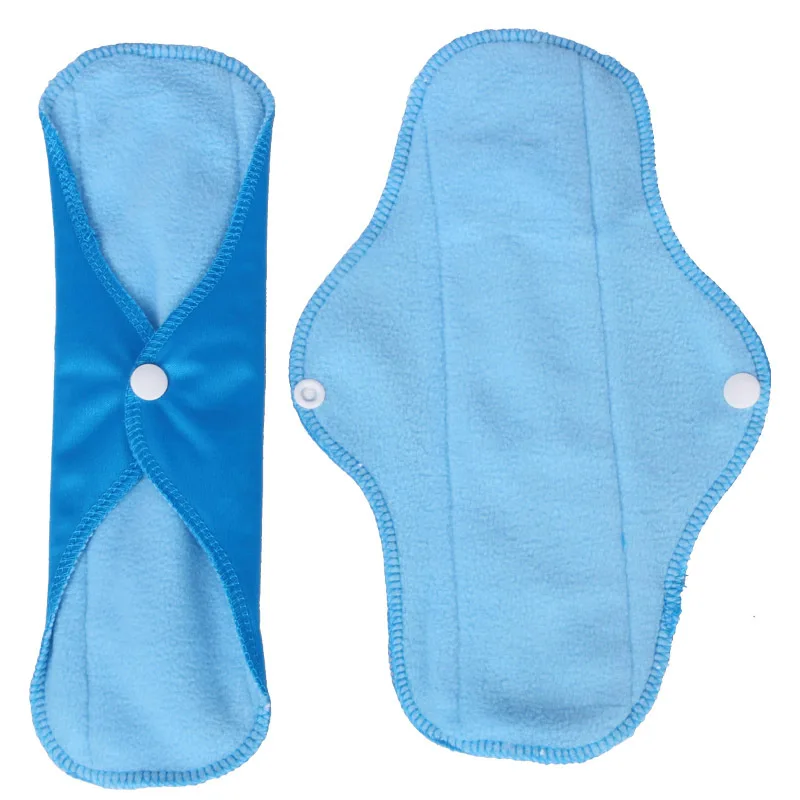 6Pcs Reusable Sanitary Pads Set for Women Moderate Flow Leak Proof Cloth Pad Highly Absorbent Menstrual Hygiene Panty Liner