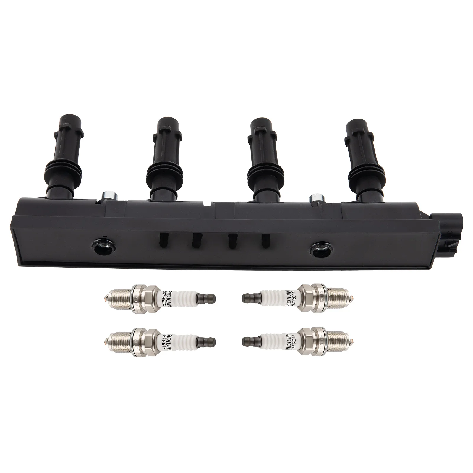 1 Ignition Coil Pack UF669 and 4 Iridium Spark Plugs XP3922  for For BUICK 2013-2015 Encore 1.4L L4  1208092 1208093  1208096