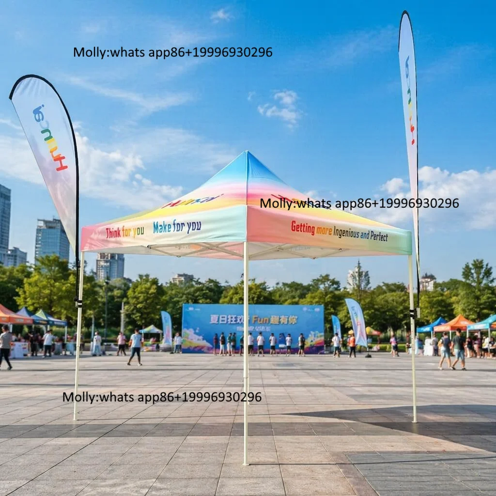 Factory Direct 10x10 Advertising logo Outdoor Trade Show Tent Exhibition Event Marquee Gazebos Canopy Popup Custom Printed Tents