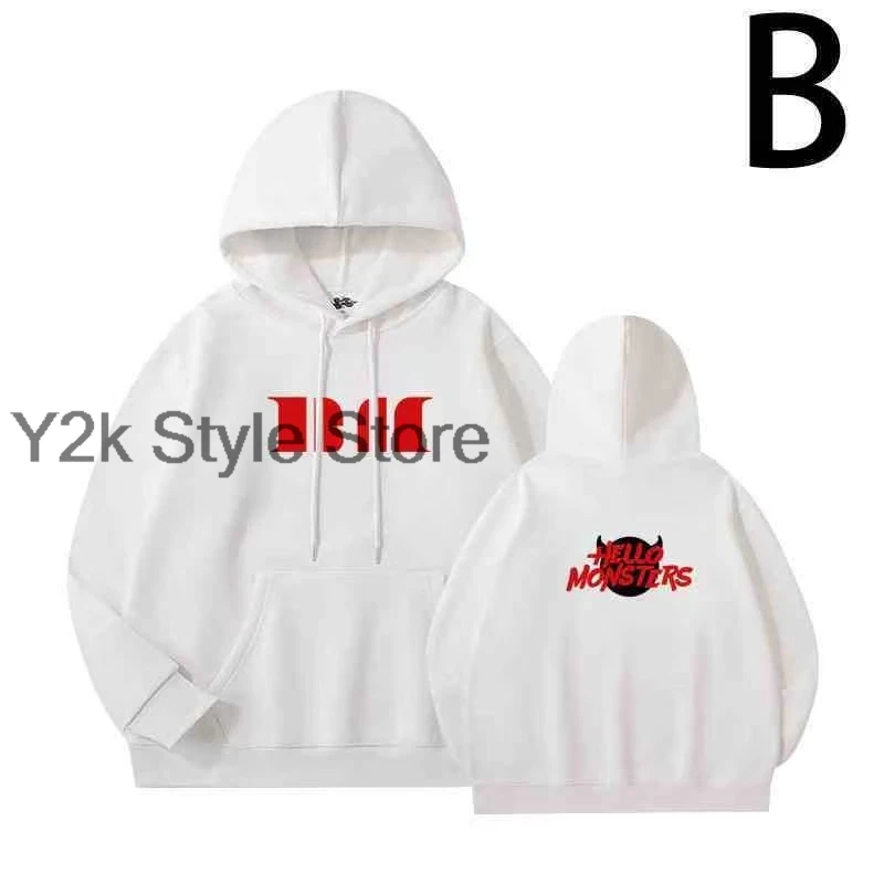 ‌ Babymonster HELLO MONSTERS Felpe con zip Felpe con cappuccio dello stesso stile da concerto Bias Ahyeon Asa Rami Rora Ruka Rami Pharita Chiquita Felpe con cappuccio