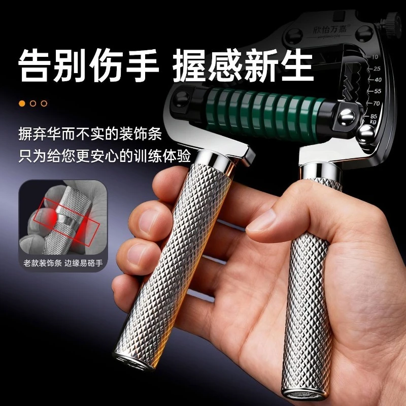 All-metal grip adjustable, portable multi-function grip for home and household use