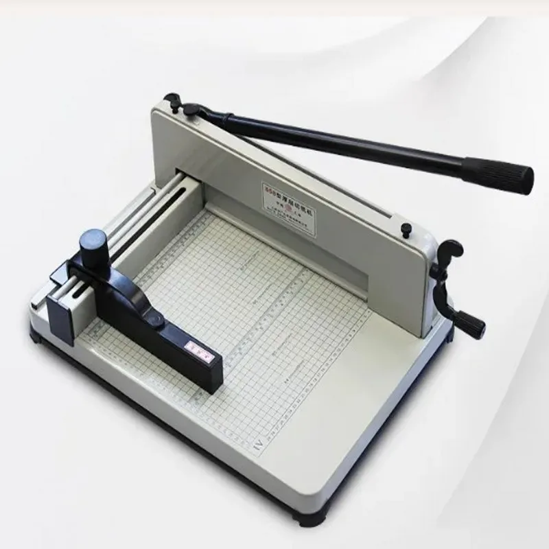 Heavy Duty A4 Size Manual Paper Cutter - Stack Guillotine with 40mm Thickness Cutting Capacity for Office & School Supplies