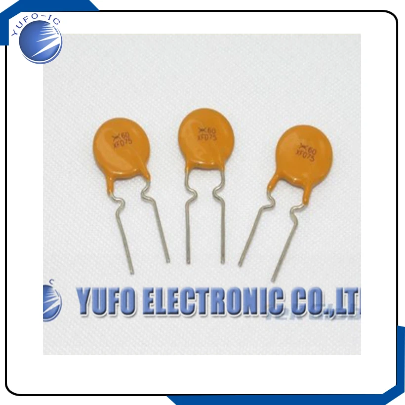 Free Shipping 20pcs RXEF075 0.75A 750mA 72V PPTC PolySwitch Resettable Fuse
