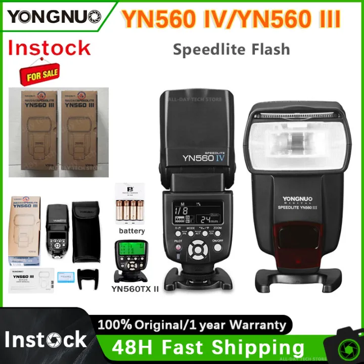 YONGNUO YN560 IV YN560 III YN-560 IV 560IV 2.4G Wireless Flash Speedlite with Radio Master Mode for Canon 6D 7D 60D 70D Nikon