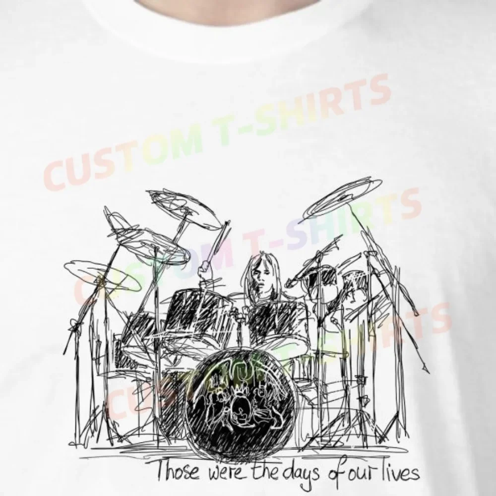 

111 199_Roger_Taylor_–_Queen Fans' comic-style hand-drawn pattern T-shirts for both men and women in summer