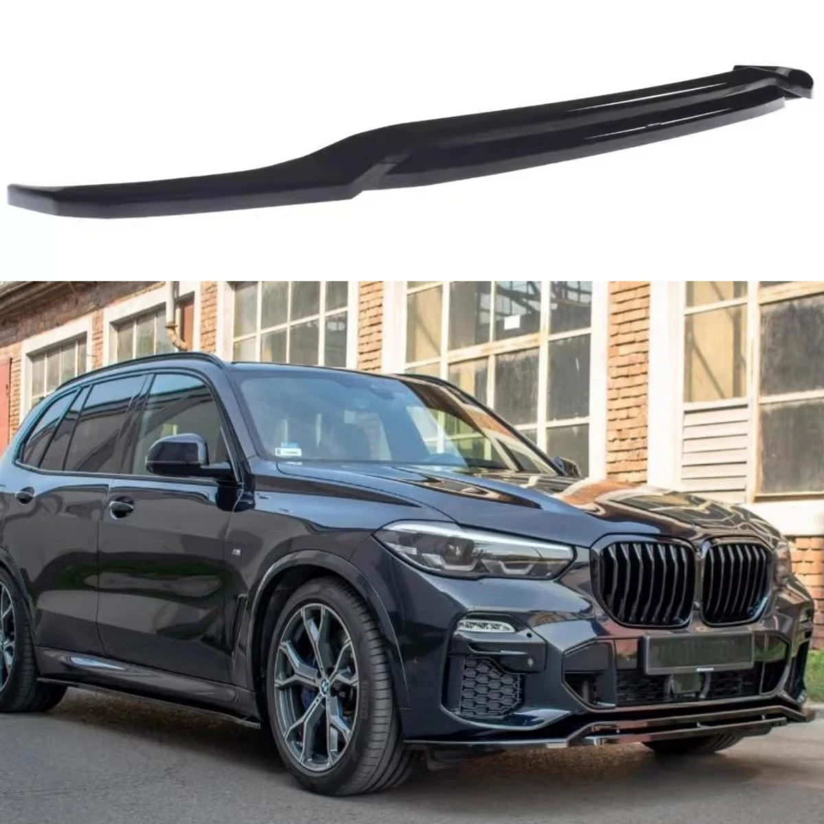 

Передний спойлер-обвес для BMW X5 G05 M Sport, модифицированный в стиле Max, с накладкой на бампер