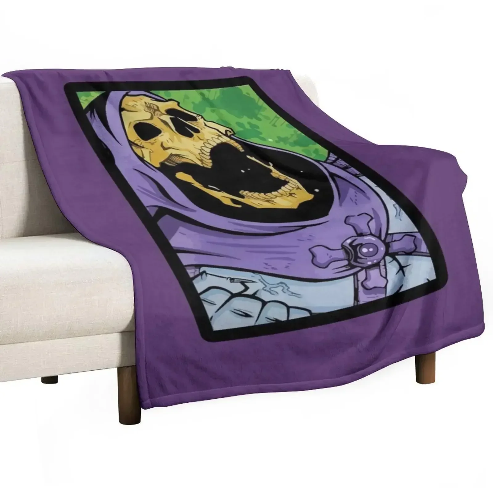 SKELETOR Throw Blanket Decoratives Large Hair Weighted Blankets