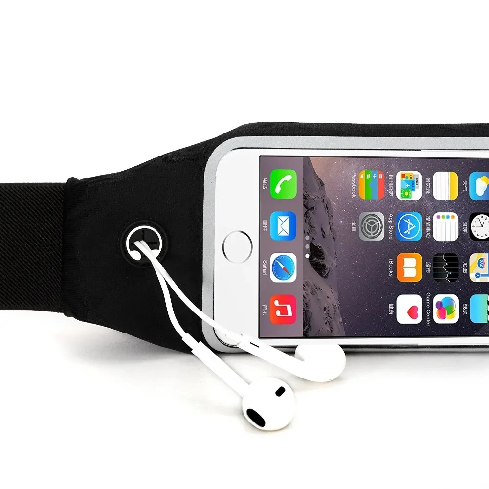 Waterproof Running Waist Bag Canvas Sports Jogging Portable Outdoor Phone Holder For  iphone 11