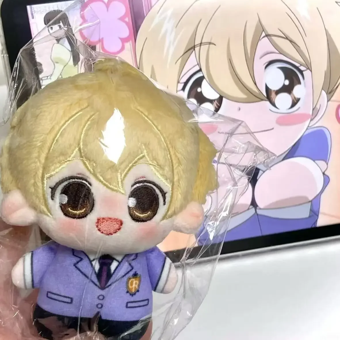 

10 см Ouran High School Host Club Mitsukuni Haninoduka, плюшевая кукла, рюкзак, подвеска, подарок, брелок для ключей, рюкзак для домашних животных, игрушка в подарок, отправить детям