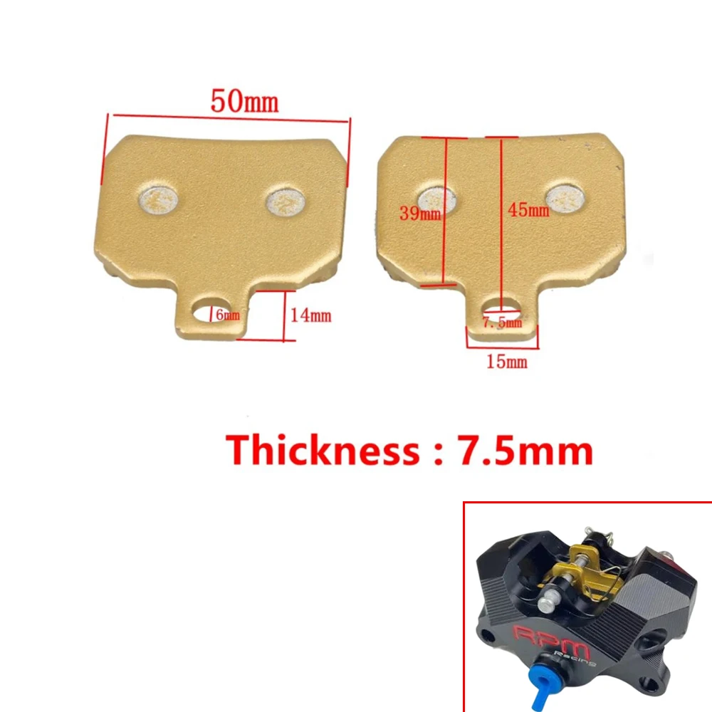 Motorcycle Brake Pads Set Brake Caliper Spare Parts High Performance For Adelin ADL-17 ADL-21 Scooter