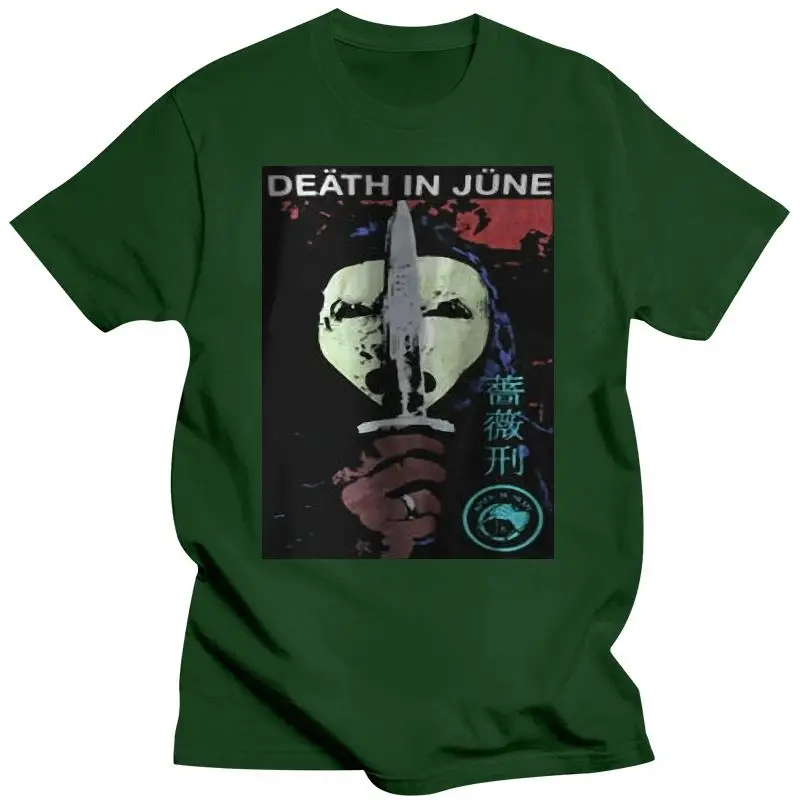 Best sold Death In June vintage T-shirt  Top Reprint