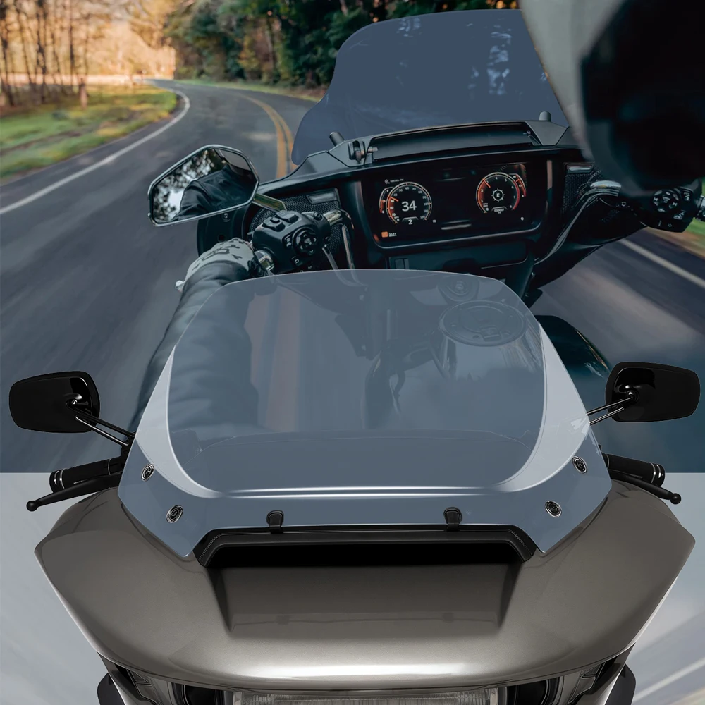 منحرف الرياح للزجاج الأمامي للدراجات النارية مقاس 12 بوصة لدراجة Harley Touring CVO Road Glide FLTRX FLTRXSE ST FLTRXSTSE 2023 2024 2025 #3