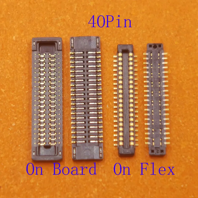 2-10Pcs Lcd Display Screen Flex Plug On Board FPC Connector For Samsung Galaxy A10S A107 A107F A20S A207 A207F G6200 A6S 40 Pin