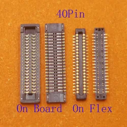 2-10Pcs Lcd Display Screen Flex Plug On Board FPC Connector For Samsung Galaxy A10S A107 A107F A20S A207 A207F G6200 A6S 40 Pin