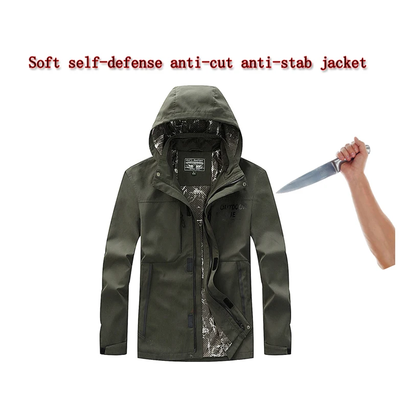 

Self Defense Security Anti-cut Anti-hack Jacket Military Stealth Swat Police Personal Tactics Clothing 3 Colo Politie Kleding