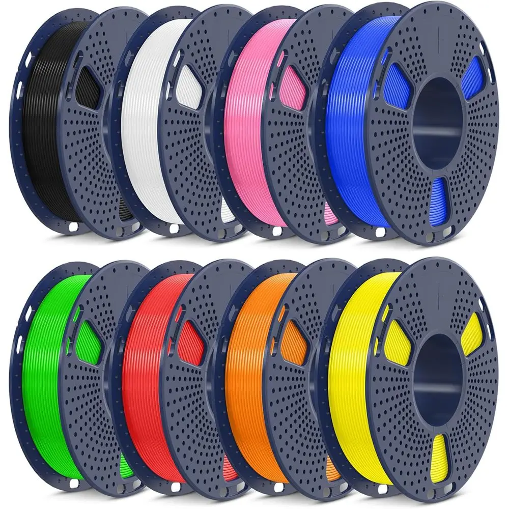 

High-Speed PLA Filament Mini Pack, 30-600mm/s Printing, 250g Spools, Assorted Colors
