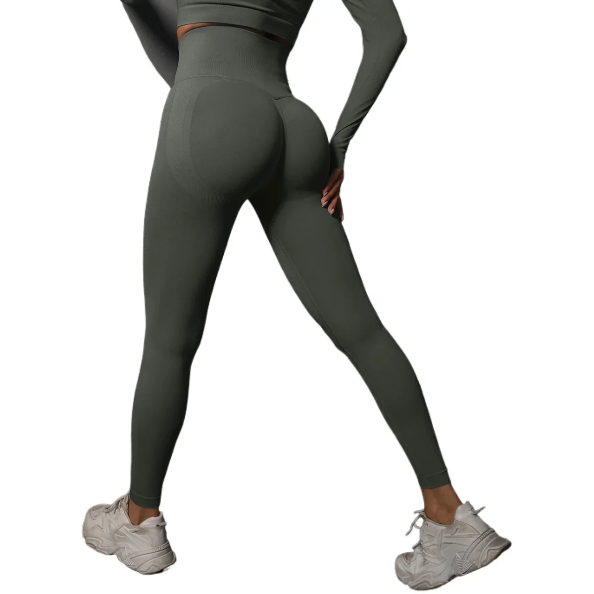 

Yoga Leggings Seamless Breathable Fitness Pants High-waisted Peach Buttocks Tight Elastic Buttocks Yoga Pants for Women