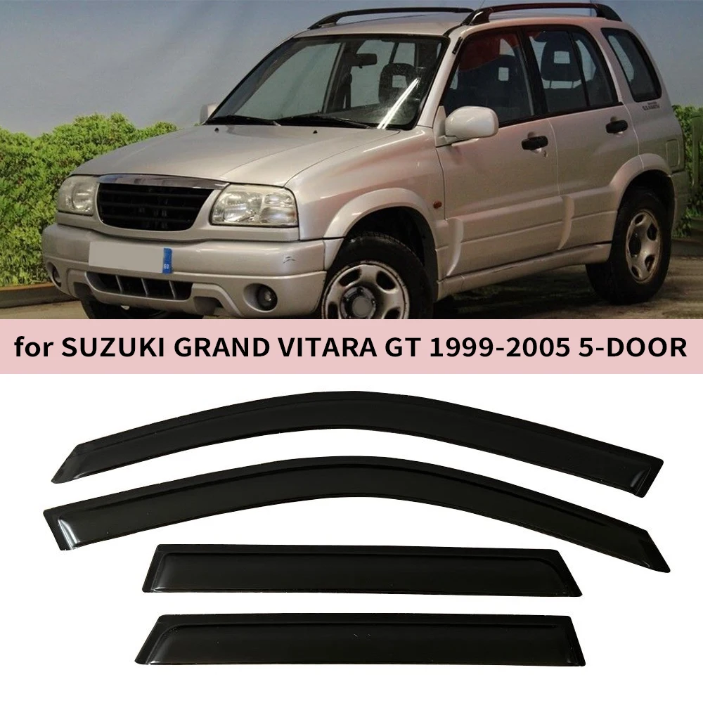 

Window Visor for SUZUKI GRAND VITARA 1999-2005 5-DOOR Wind Deflectors Rain Guards Door Visor Vent Shades Ventvisor