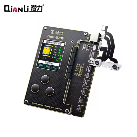 QIANLI MEGA-IDEA DZ03 Dot Matrix FACE ID Welding-Free Flex Cable Battery Original Color Repair Programmer For iPhone 8-14Pro Max