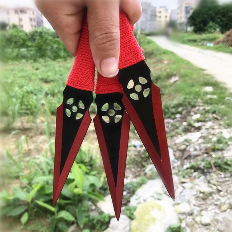 6PCS a Set No Cutting Edge Training Knife Butterfly CSGO Trainer Stainless Steel Pocket Pri Practice Knife Sport Cosplay Tool