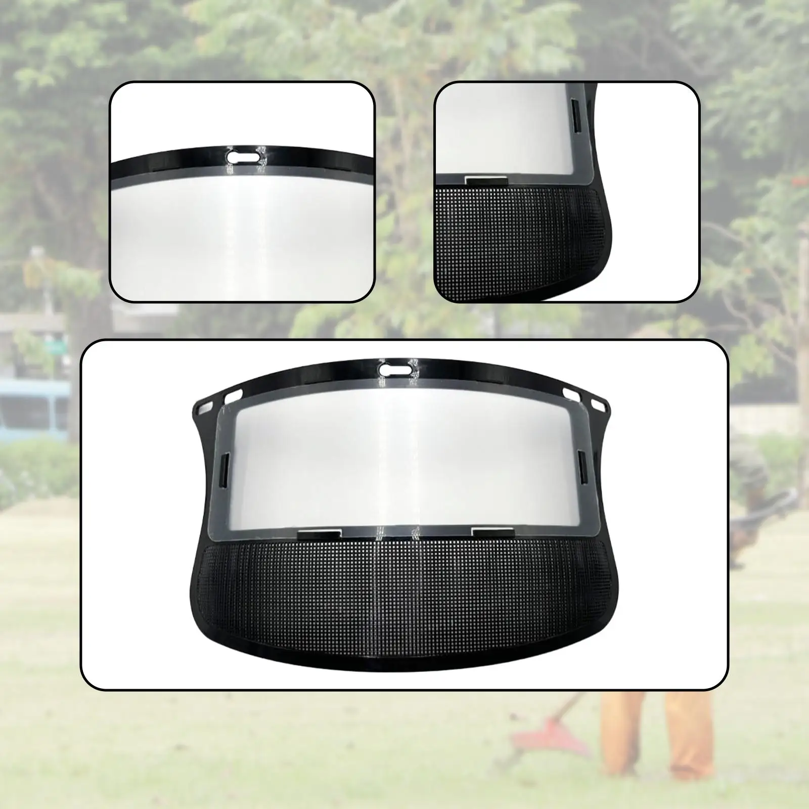 

Face Shield Metal Wire Mesh Visor for Wood Cutting Logging Weeding