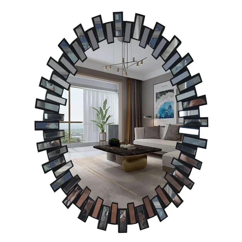 

Зеркало для спальни, ванной комнаты, школьное большое настенное художественное женское роскошное садовое зеркало принцессы для гостиной, Miroir, современное украшение