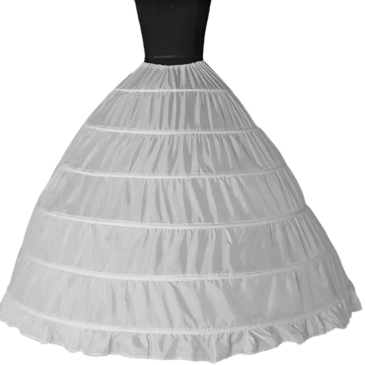 

New 6 Hoops Petticoats Bustle for Ball Gown Wedding Dresses Underskirt Bridal Accessories Crinolines