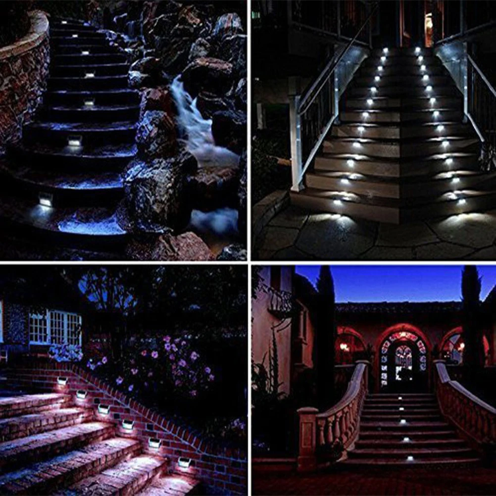 

Powered Wall Light 2 Leds Waterproof Outdoor Wall Lamp For Garden Patio Porch Garage Pathway Stair Solar Corridor Light