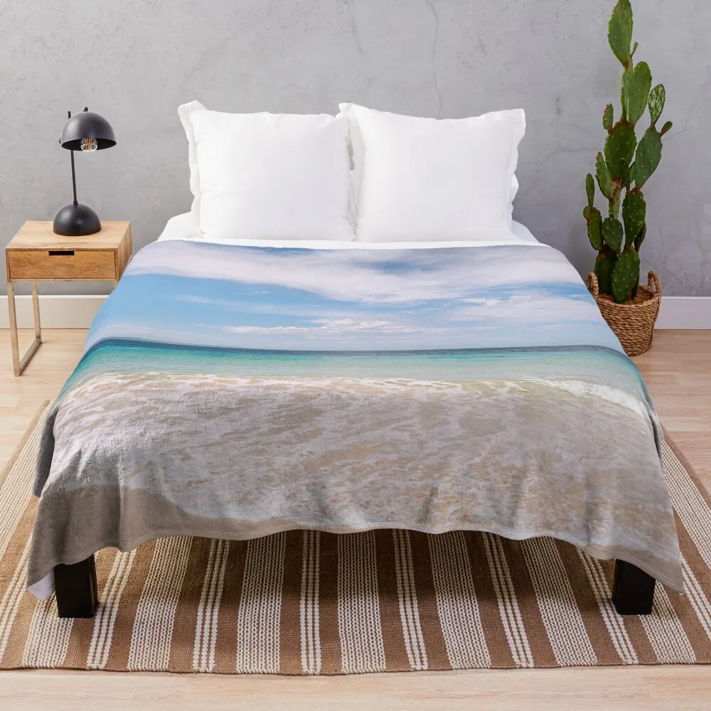 

Seaside Serenity Throw Blanket Thermal valentine gift ideas For Decorative Sofa Loose Blankets