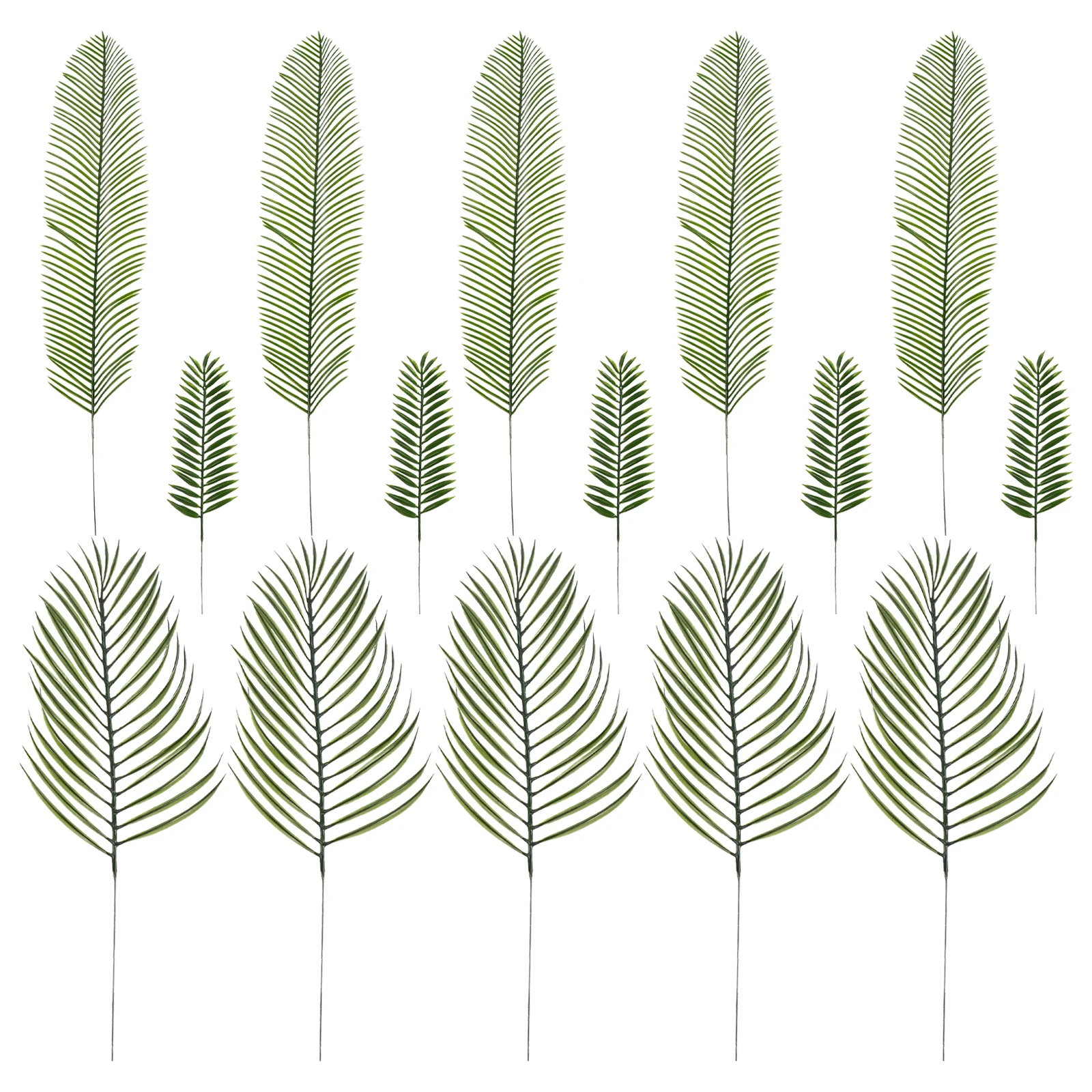 

15pcs Artificial Wedding Faux Leaf Greenery For Party Wedding Home Office Tropical Fake Leaf Ornament