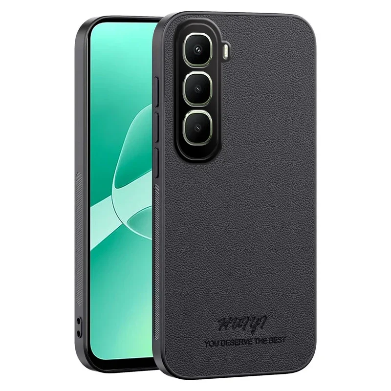 إطار ناعم من الجلد الفاخر للأعمال للغطاء المغناطيسي لهاتف انفينيكس هوت 60 هوت 60 حافظة مضادة للصدمات