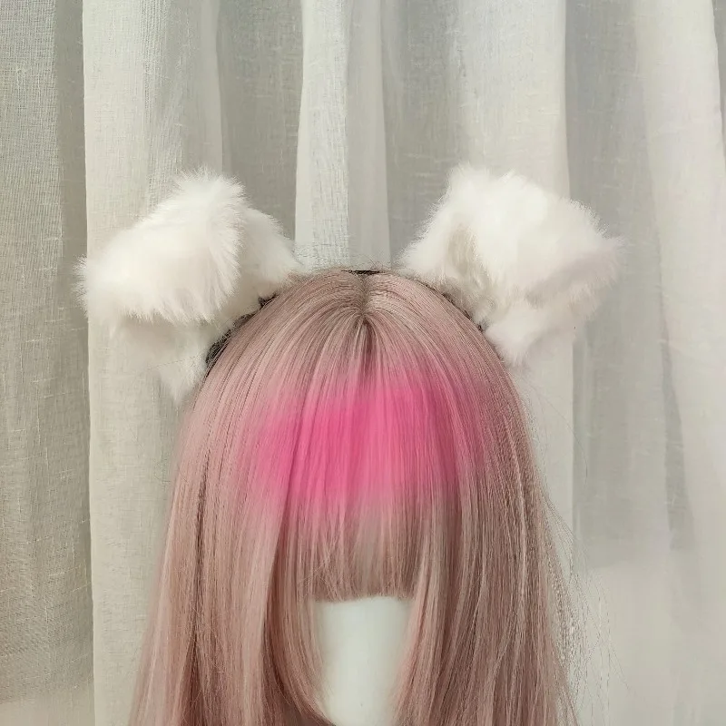2 個手作りかわいい毛皮のようなポーチ付き犬耳しっぽセットコ - Women'S Ear Accessories のレビューと価格
