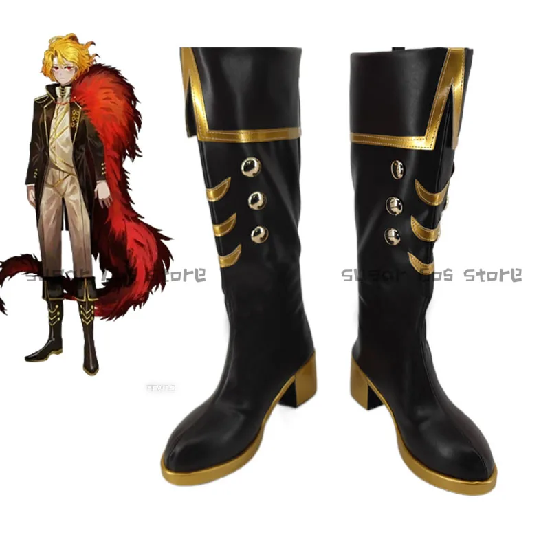 

Ботинки для косплея по игре Limbus Company: Дон Кихот, Спойлер, Санчо. Ботинки из искусственной кожи для женщин и мужчин. Реквизит для Хэллоуина, карнавала, вечеринок.