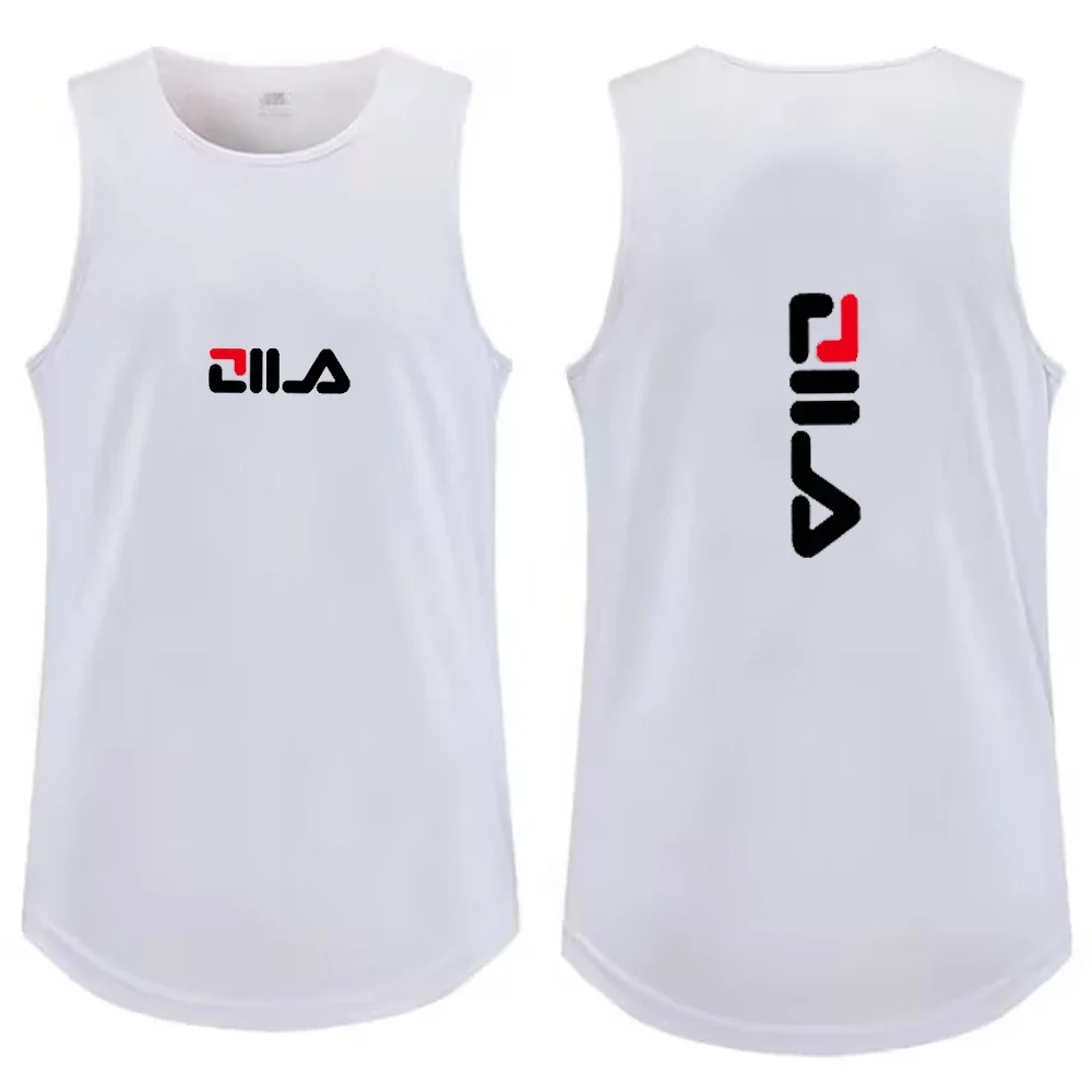 Men's Tank Top Casual Breathable Sleeveless Shirt Outdoor Basketball Sports Vest Fashion Gym T-shirt