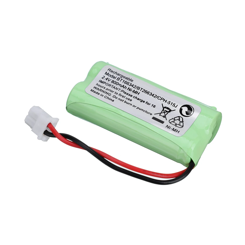 2 szt. 800 mAh 2,4 V BT- 166342   Akumulator Ni-MH AAA do telefonu bezprzewodowego BT 166342 166342   BT- 266342   BT 183342   BT 283342   Komórki