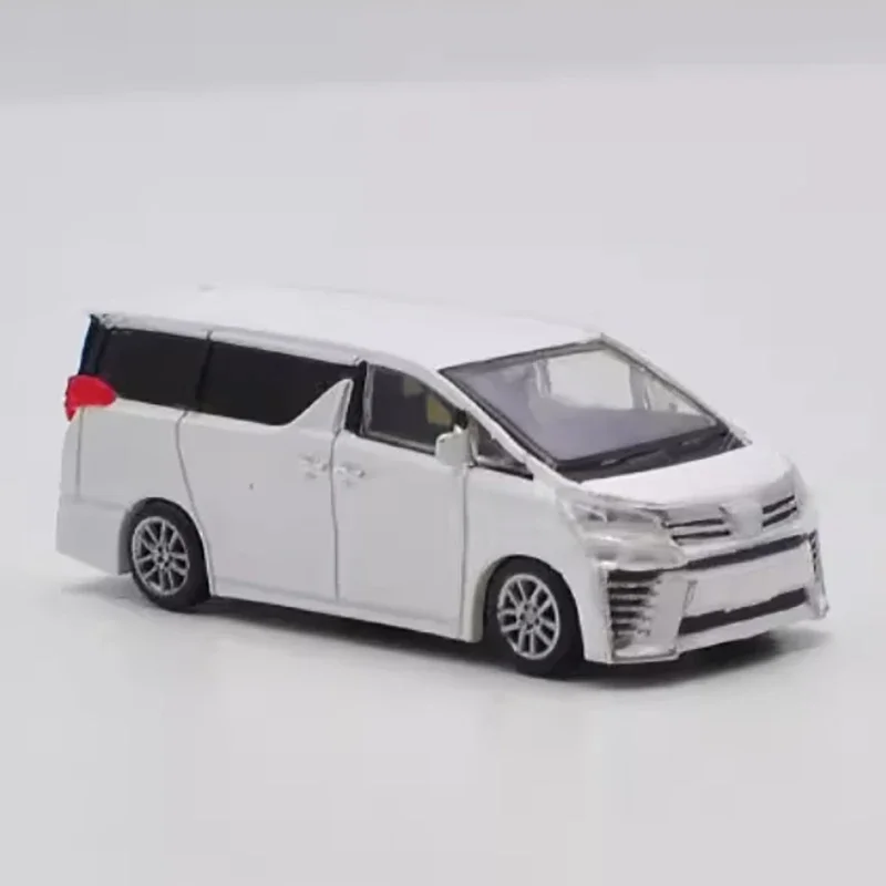 Diecast in scala 1:87 Alphard Nanny Van Modello di auto in lega Prodotto finito Simulazione Collezione di giocattoli Regalo Modello statico Souvenir