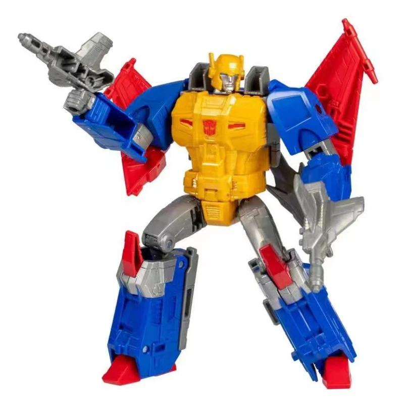 Gloednieuw in originele doos Transformer G1 V-Classn Metalhawk studiodecoratie Figuur Verzamel ornamenten robot klassiek speelgoed Cadeau