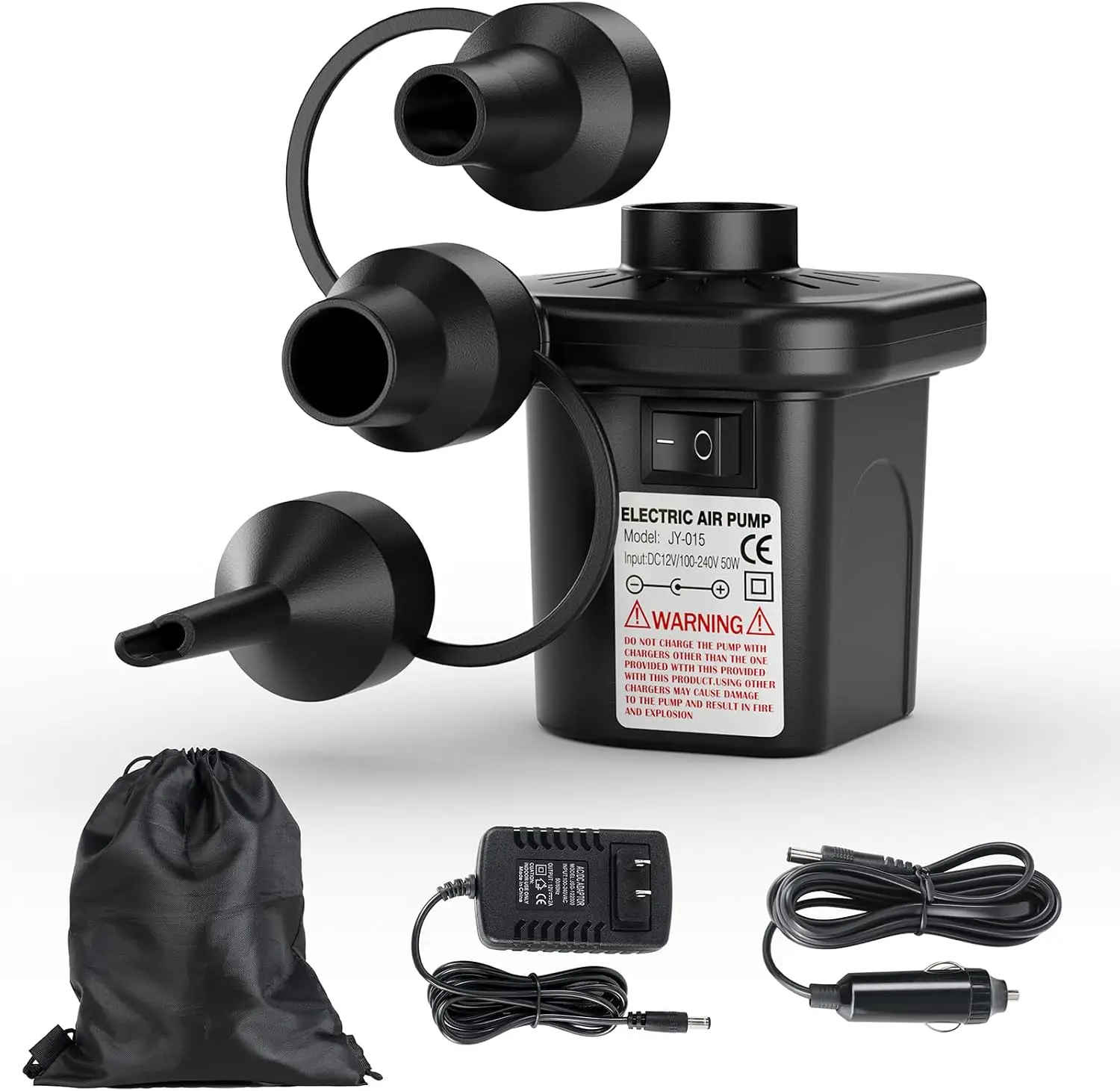Electric Air Pump for Inflatables,Portable Quick-Fill Air Pu
