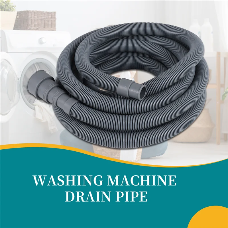 N98R مجموعة تمديد خرطوم الصرف خرطوم الغسالة العالمي 13Ft، يشمل موصل الخرطوم قوس وخراطيم الصرف مشابك خرطوم