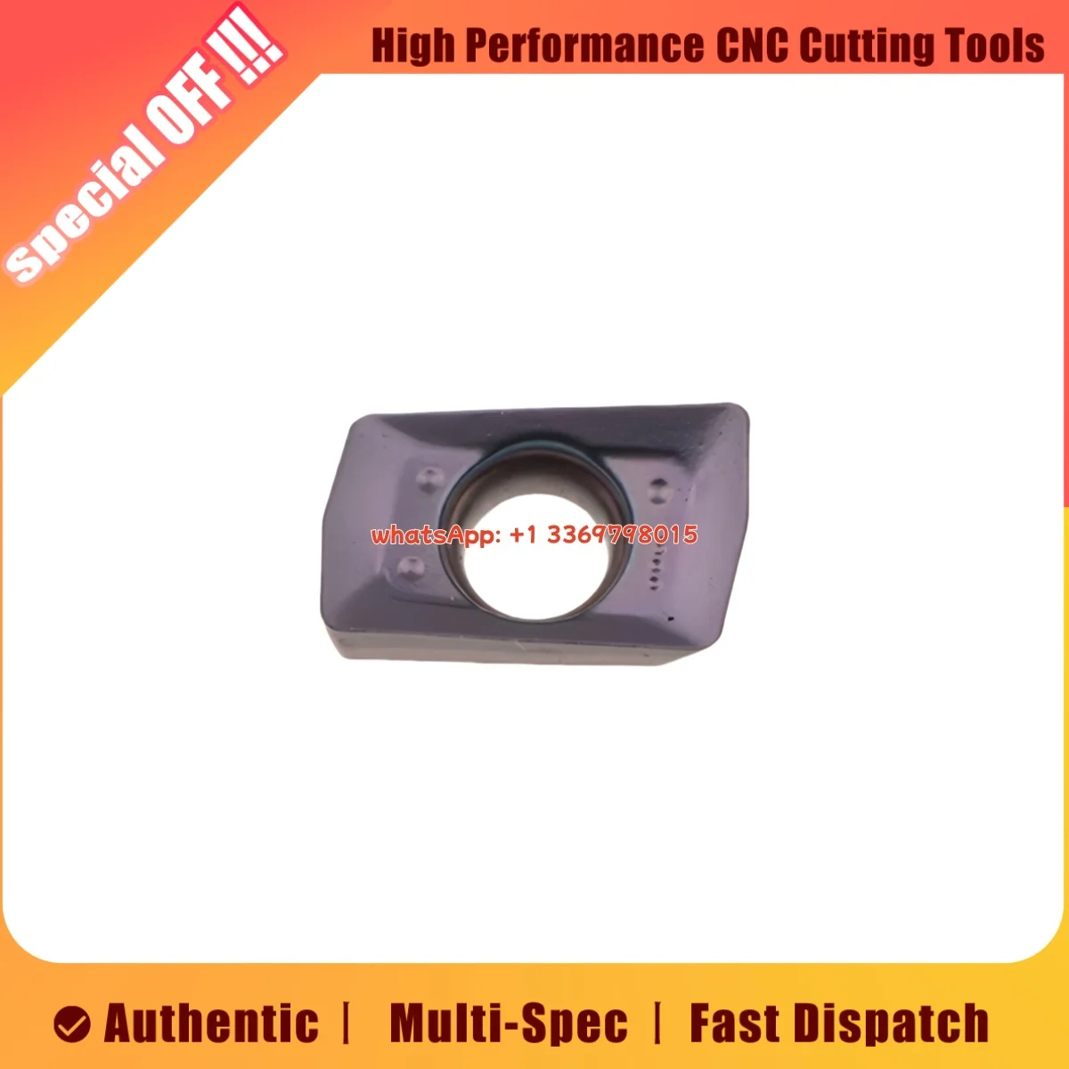 

Оригинальная фрезерная пластина AOMT AOMT07 AOMT0702 04 PDPR-MJ AH725