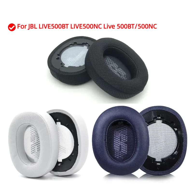 

Replacement Protein Ear Pads for JBL LIVE500BT LIVE500NC Live 500BT/500NC Headphones Soft Foam Ear Cushions High Quality