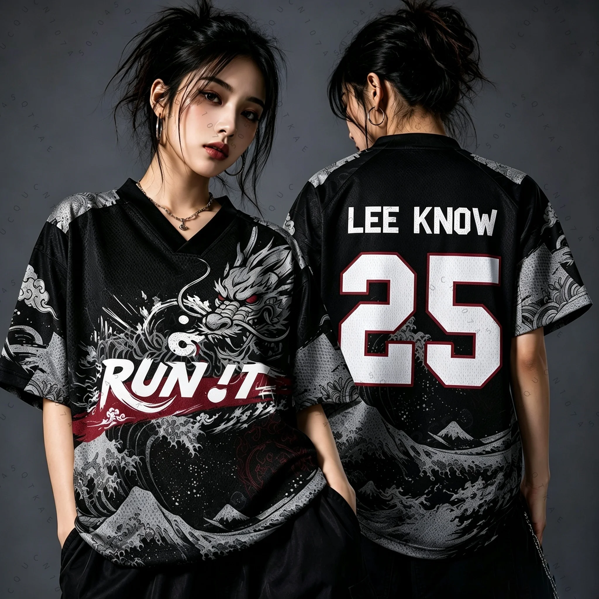 2026 Kpop Stray Run It World Tour Jersey T-shirt Men Women Summer Sports T-shirt Breathable Quick Drying Clothing Fan Gifts