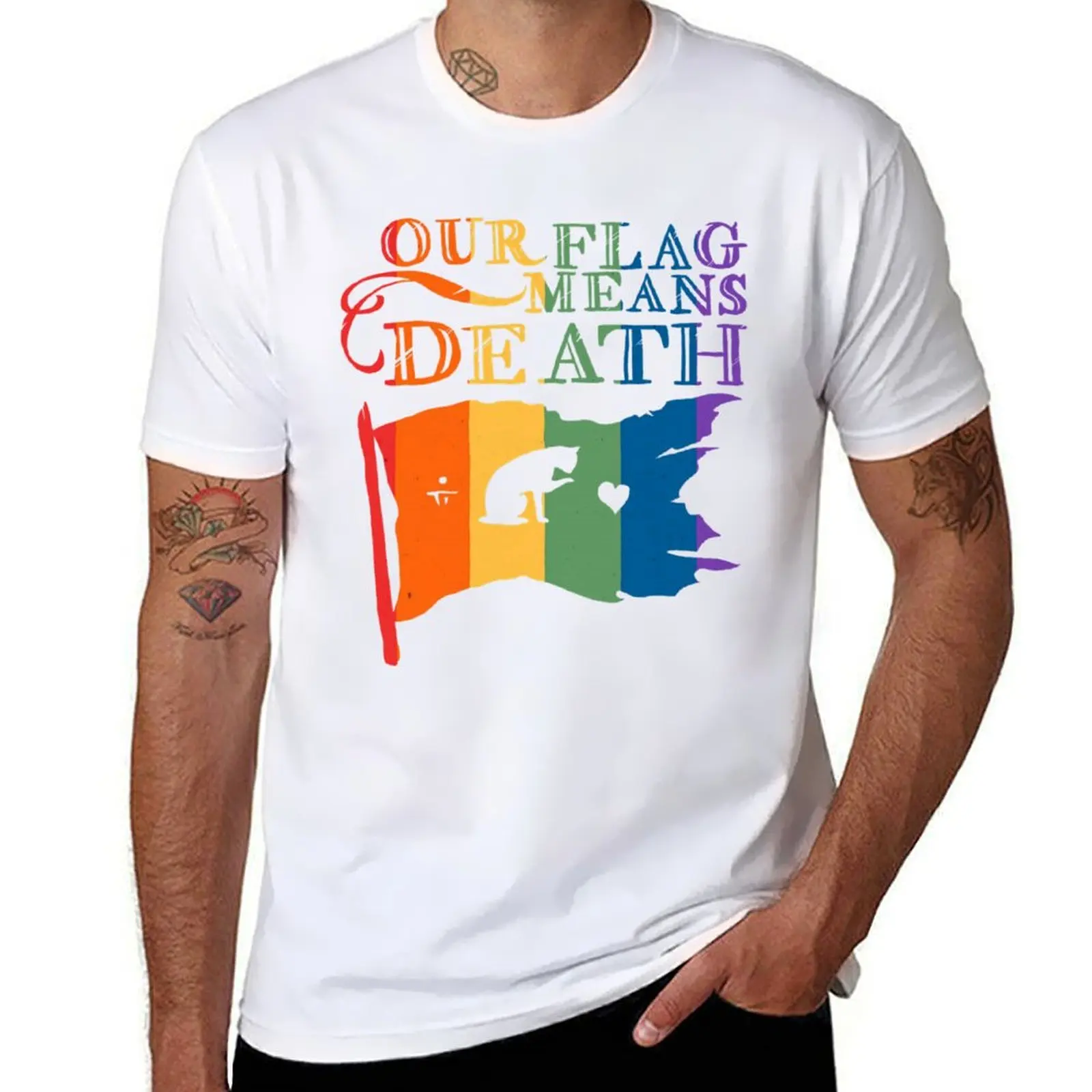 

Our Flag Means Death T-Shirt man graphic t shirt t shirts with prints man t shirt summer T-Shirt