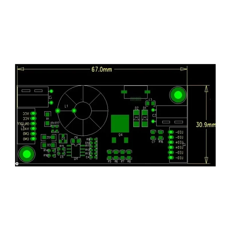 LED LCD Universal TV Backlight Constant Current Backlight Lamp Driver Board Boost Step Up Module 10.8-24V to 15-80V 14-37 Inch
