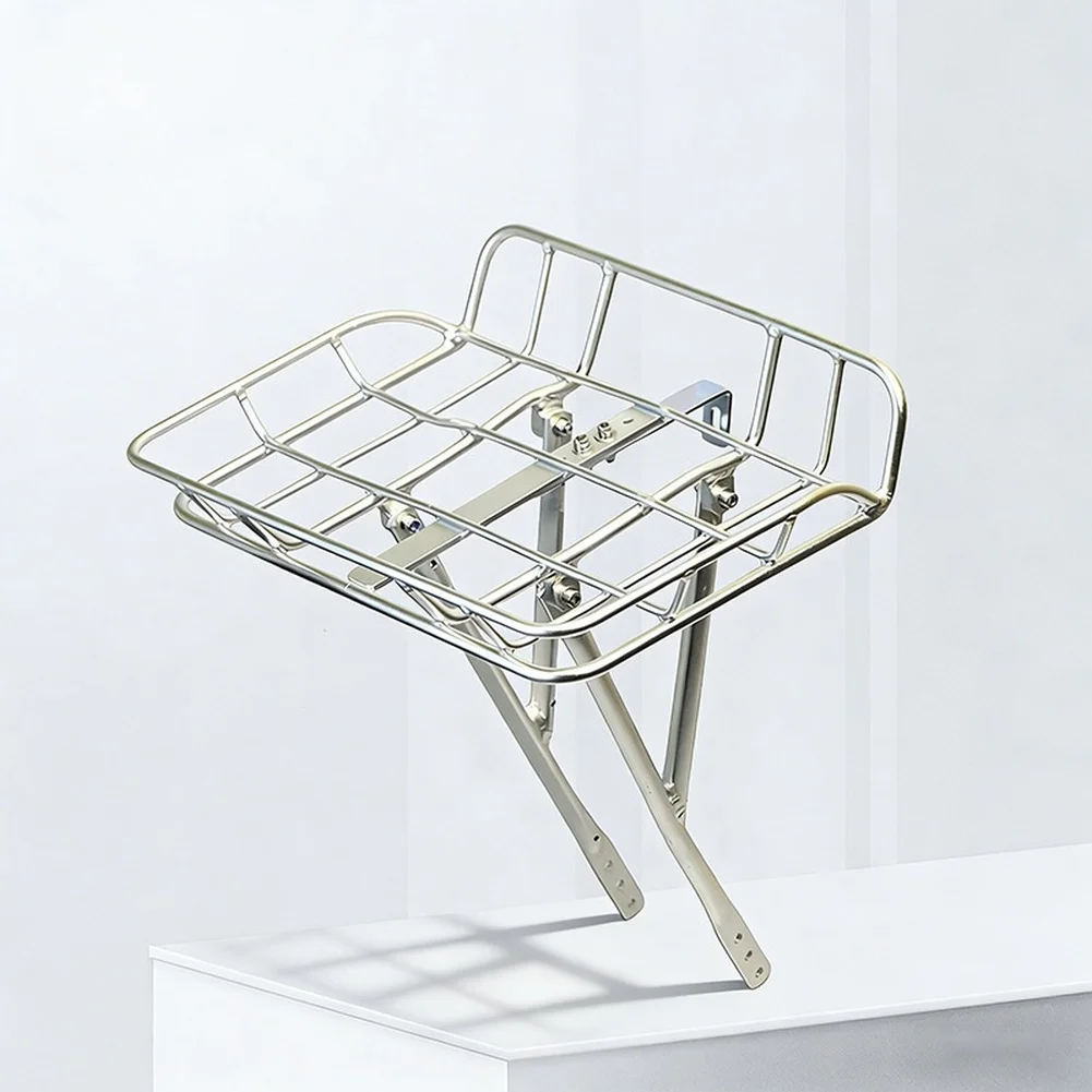 Aluminum Alloy Rack Basket For 20 Inch Folding Bicycle Adjustable Mounting Multi-purpose Storage Shelf For Cycling Accessories