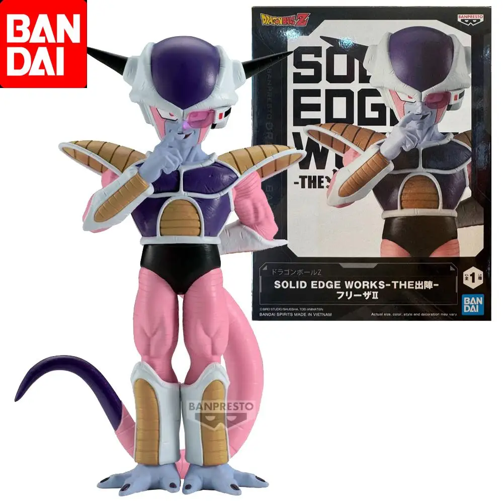 Bandai Original DRAGON BALL Z SOLID EDGE WORKS Freezer 2 Anime Action Figure Toys For Boys Girls Kids Children Birthday Gifts