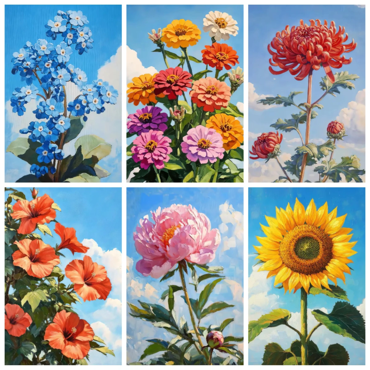 Vintage Classic Flowers Garden Jigsaw Puzzles 500/1000/1200/2000PCS Handmade Art Exquisite Home Decor Gift No Frame