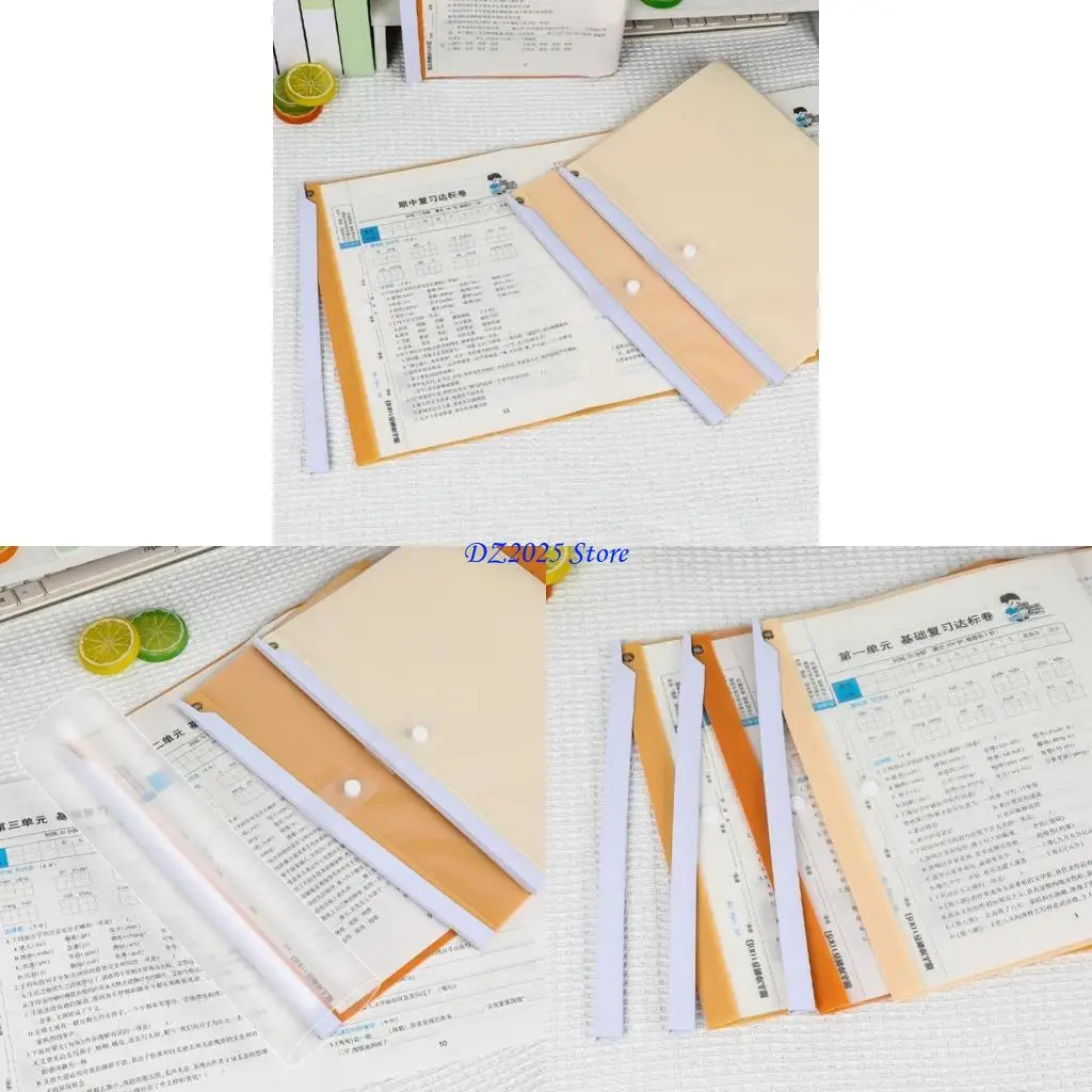 

Q6RC 5 Pcs A 3 File Folders Multifunctional Paper Organizers Plastic Document Folders Presentation Folder